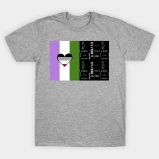 Genderqueer Ace, Gender-Neutral Pronouns - Identity Pride T-Shirt